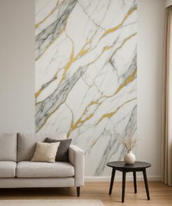 Marmor Wandpaneel Calacatta Gold / 280 x 122 x 0,3 cm