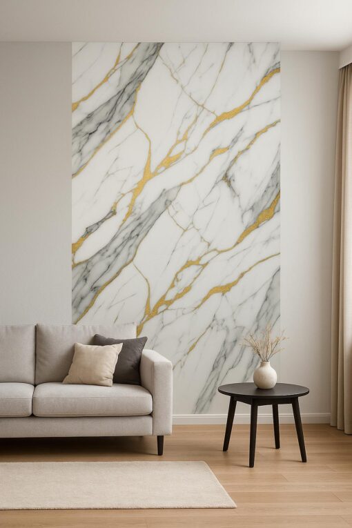 Marmor Wandpaneel Calacatta Gold / 280 x 122 x 0,3 cm