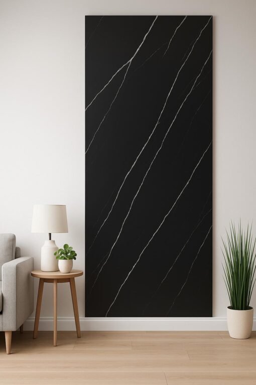 Marmor Wandpaneel Sahara Black / 260 x 122 x 0,3 cm