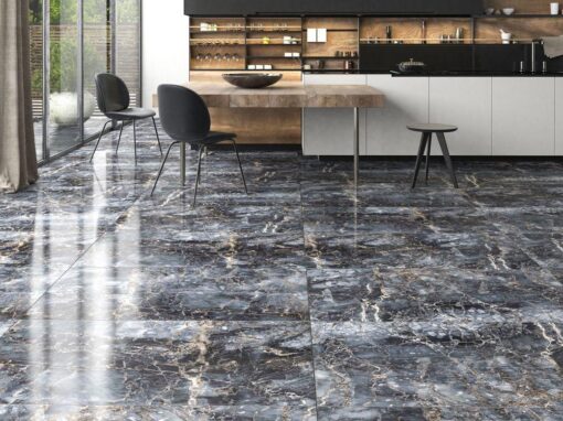 Feinsteinzeug Ocean blue 60x120