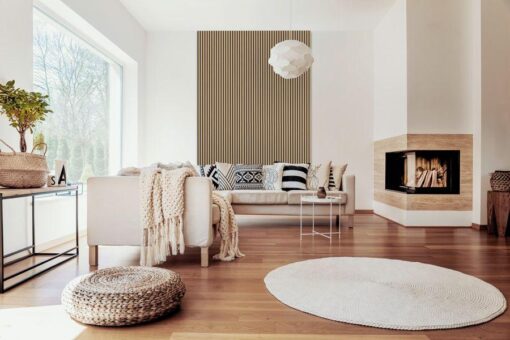 Akustikpaneel Teak Oak MDF Furnier 2400x600