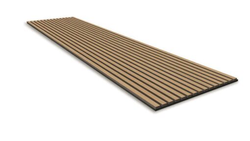Akustikpaneel Teak Oak MDF Furnier 2400x600