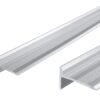 Abschlussprofil simple-fix 33 elox. Alu Selbstklebend 15 x 11 x 2700 mm Silber